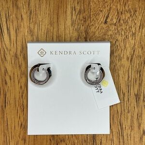 Kendra Scott Silver Hoop Earrings NWT